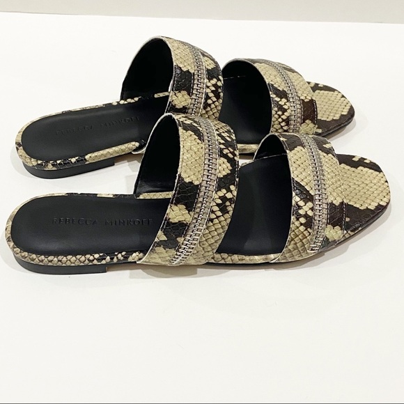 Rebecca Minkoff Snakeskin Marciann Slide Sandals - Picture 4 of 6